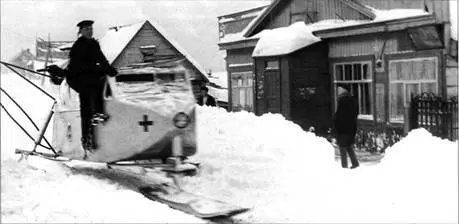 Аэросани НКЛ16 в санитарном варианте на Тихоокеанском флоте 1942 г За - фото 127