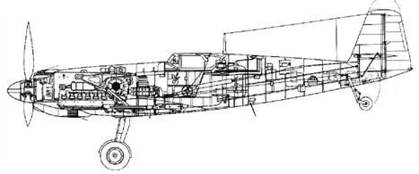 Me 209V5 был оснащен двигателем DB603A Вооружение на него не ставили После - фото 125