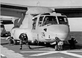 Конвертоплан MV22 на палубе десантного кораблядока Уосп Эксплуатационные - фото 67