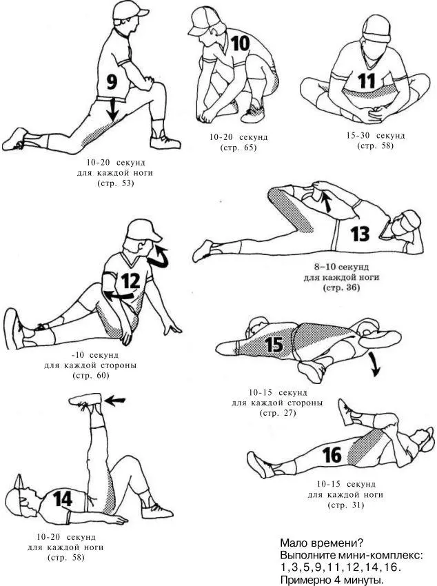 Баскетбол до и после Примерно 7 минут Перед растягиванием разогрейтесь - фото 253
