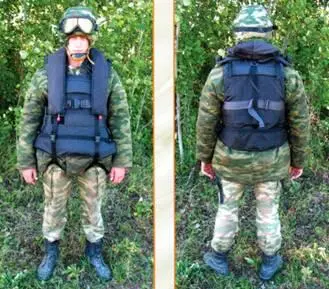 Военнослужащий в зимней форме одежды снаряженный в бронежилет ВБ19 защитный - фото 84
