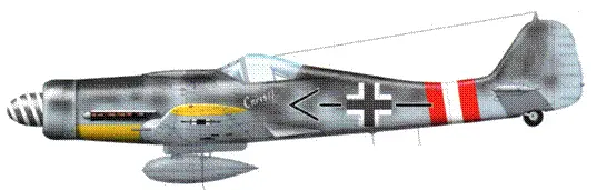 Истребитель Fw 190D9 один из последних самолетов Герхарда Баркхорна - фото 109