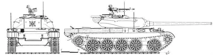 Общий вид опытного танка Объект Р50 завода 112 1948 г Боевая масса 36 - фото 145