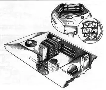 Укладка боекомплекта в танке Т54 обр 1949 г Корпус танка Т54 обр1949 г - фото 127