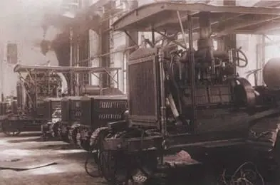 Тракторы Холт 75 HP и 40 HP в цеху Обуховского завода Тракторы Холт 75 - фото 64