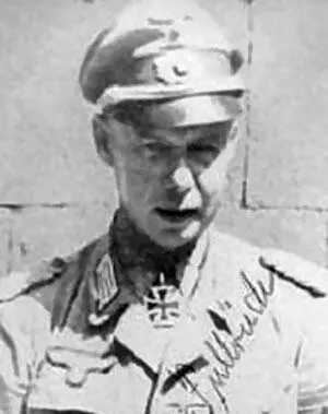 Фриц Фуллриде РК 1141943 подполковник командир боевой группы Фуллриде - фото 681