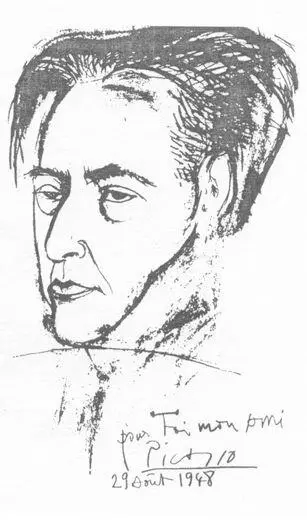 В 1948 году после Вроцлавского конгресса мы были в Варшаве Пикассо сделал - фото 30