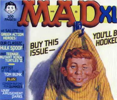Илл 38 Фрагмент обложки юмористического журнала MAD с фирменной - фото 140