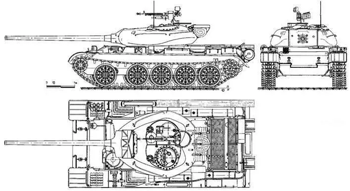Общий вид танка Т54 обр 1947 г периода выпуска ноября 1947 г декабря 1948 - фото 146