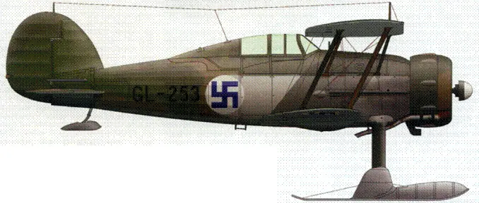 5 марта 1940 г Гладиатор MkII борт GL253 сержанта СВитикайнена из - фото 42