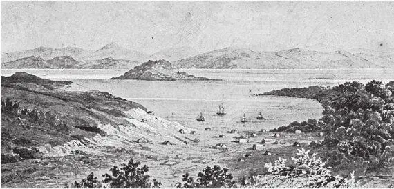 Рис 57 Гравюра 1848 года изображающая то пустынное место где вскоре - фото 57