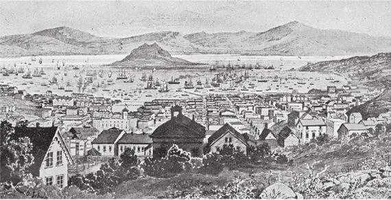 Рис 58 Гравюра 1858 года За 10 лет СанФранциско стремительно вырос 336 - фото 58