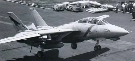 F14D из эскадрильи VF2 садится на авианосец Констеллейшн Тихий океан 18 - фото 84