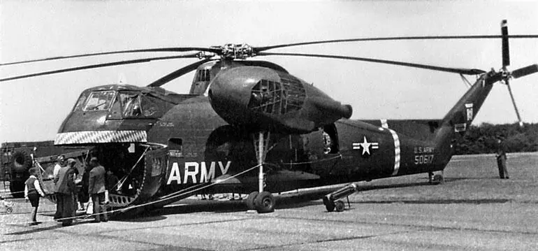 Первый S56 Проект такого конвертоплана S57 был предложен Сикорским в 1951 г - фото 120
