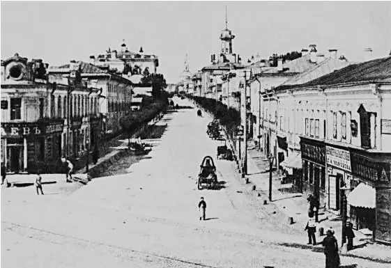 Вид на Новую Басманную улицу от Разгуляя Фото 1888 г Басманная слобода - фото 144