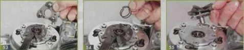 Отворачиваем четыре винта торцевой крышки сцепления и удаляем крышку 57 При - фото 39