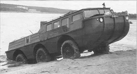 Амфибия 49042 выходит из воды Наиболее ярко разница в проходимости - фото 114