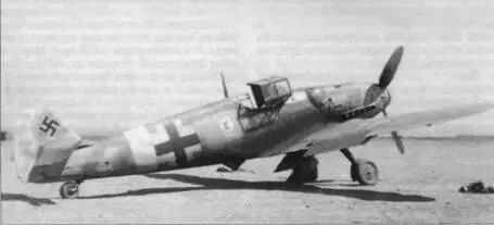 Bf109G6 из состава JG77 на одном из аэродромов Туниса Хорошо видна ручка - фото 67