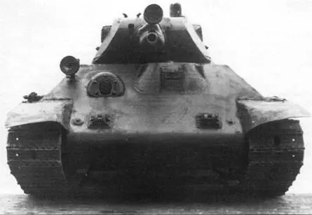Вид спереди и сзади опытного танка Т34 1 заводской номер 31111 3 - фото 33