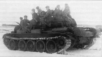 ТанкТ54 с десантом на министерских испытаниях Весна 1947 г Головной - фото 149