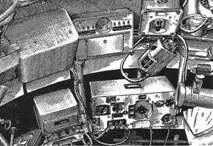 Установка радиостанции Р113 в танке ПТ76Б Механизм закрывания окна - фото 149