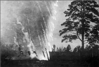 Применение Огненного града на полигоне 1940 г Существовал и меньший по - фото 88