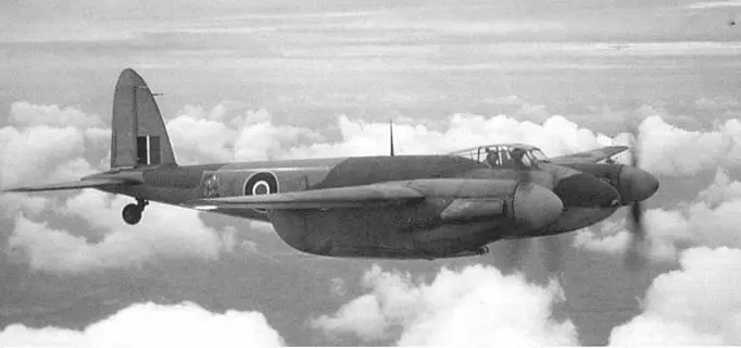 Москито NF MkII из состава 456й эскадрильи зима 19421943 г В начале - фото 44