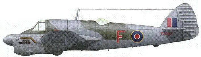 Бьюфайтер MkIIF из состава 488й эскадрильи Авиабаза Дрим зима 19421943 - фото 47