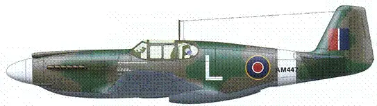 Р51 Мустанг Мк1 из состава 170й эскадрильи Авиабаза Форд зима 19421943 - фото 48