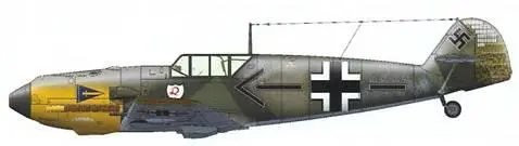 Bf109Е4 командира JG2 майора Гельмута Вика на счету которого было 56 побед - фото 56