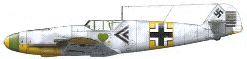 Bf109F4 командира IJG54 гауптмана Франца Эккерле на счету7 которого было 62 - фото 58