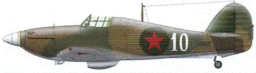 Харрикейн МкIIB капитана Овчарова из состава 157го ИАП который 13 августа - фото 59