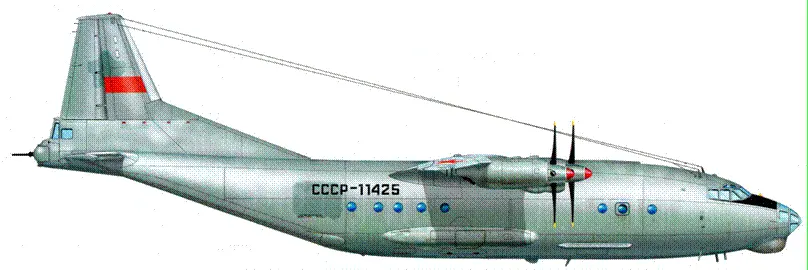 Ан12БК из 111го авиаполка управления ТуркВО Как и на многих самолетах ВТА - фото 94