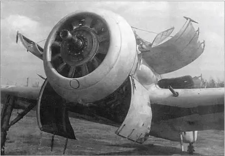 Fw190А4 с раскрытыми крышками капота Хорошо виден высокооборотный вентилятор - фото 69
