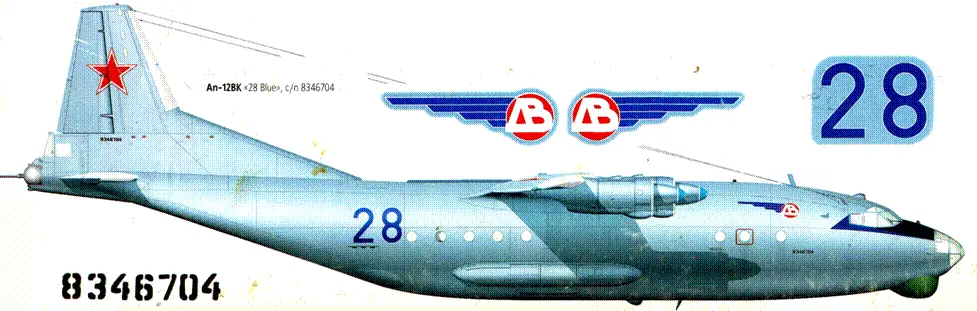 Ан12БК 28 синий зав 8346704 СХЕМЫ Микоян МИГ23БН МиГ23Б 3224 - фото 126