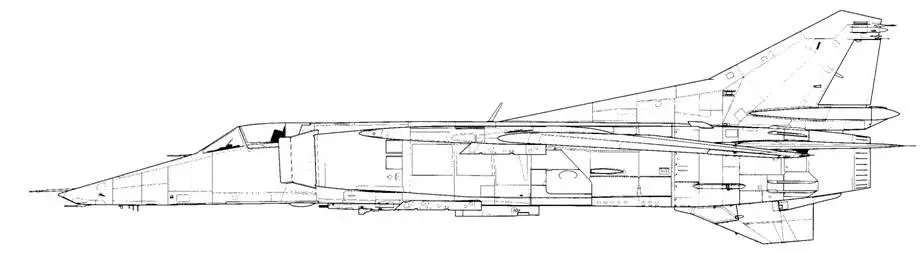 МиГ23Б 3224 Первый прототип борт 321 МиГ23Б 3224 Второй прототип - фото 127