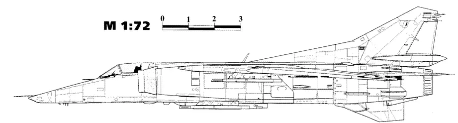 МиГ23Б 3224 Ходынка 2000 г МиГ23БН 3224 левый борт МиГ23 Н - фото 129