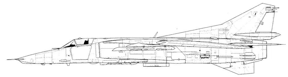 МиГ27М 3229 МАКС93 МиГ27М 3229 правый борт МАКС93 МиГ27М - фото 140
