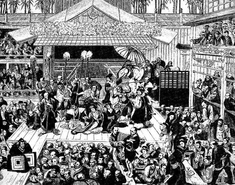 Театр кабуки Источник НА Театр кабуки в то время располагался на территории - фото 59