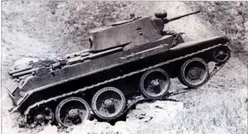 Танк БТ7М на государственных испытаниях 1939 г Опытный танк Т465 - фото 48