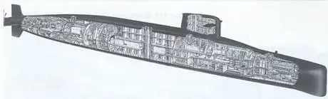 Компоновка ПЛАРБ типа Редутабль Кормовая оконечность ПЛАРБ типа - фото 34