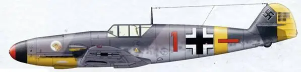 Bf109F2 командира 5JG51 оберлейтенанта Ганса Колбова сбитого 16 июля 1941 - фото 46