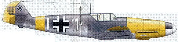 Bf109F2 кавалера Рыцарского Креста командира 7JG3 оберлейтенанта Курта - фото 49