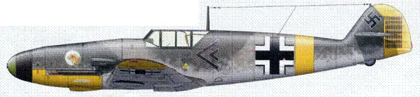 Bf109F4 кавалера Рыцарского Креста с дубовыми листьями командира IJG51 - фото 51