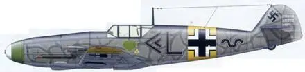 Bf109F2 сер 9668 кавалера Рыцарского Креста командира IIIJG54 гауптмана - фото 57