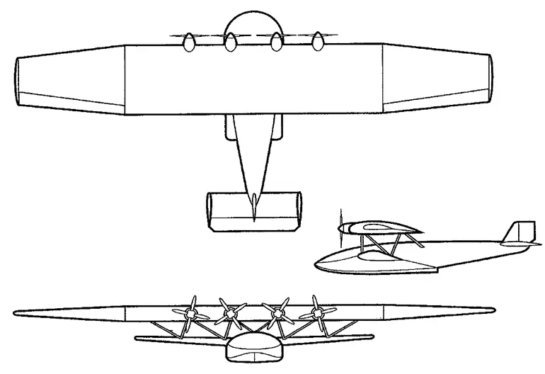 Проект летающей лодки Flugboot F 1918 г Хуго так вдохновлен щедростью - фото 36