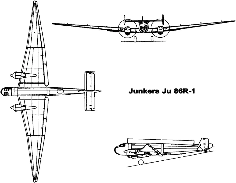 Стратегический разведчик Ju86R 1942 г Заместитель наркома авиационной - фото 113