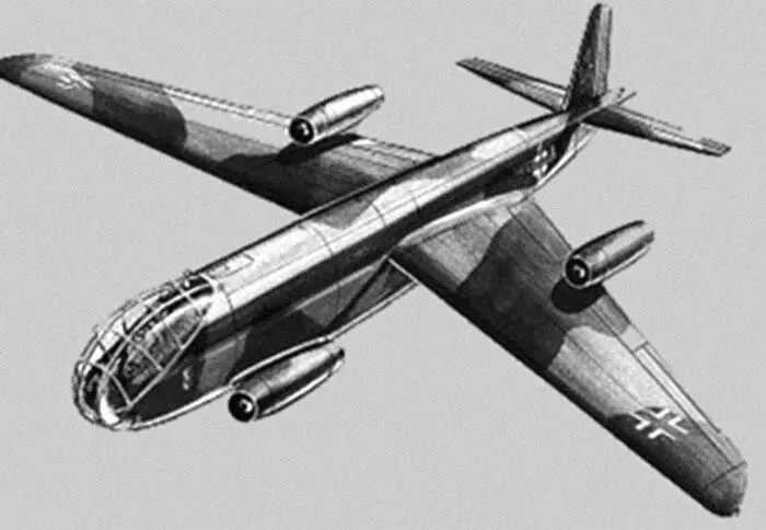 Облик реактивного Ju287 1944 г Необычность проекта была настолько велика - фото 131