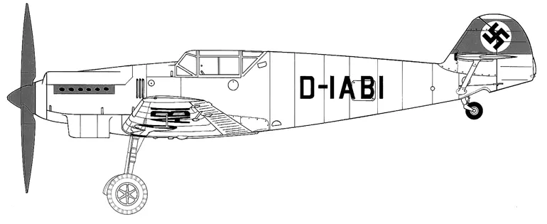 Первый опытный истребитель Bf109 V1 Свой прилет на новом истребителе - фото 32