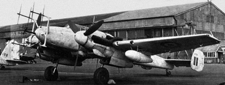 Ночной истребительперехватчик Мессершмитта Bf110G4 с английскими - фото 83